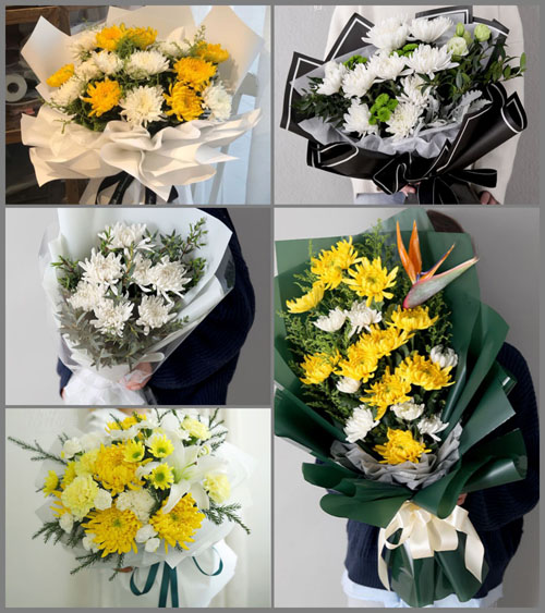 安徽阜阳市阜南县王堰镇蔡郢村白事花束代送